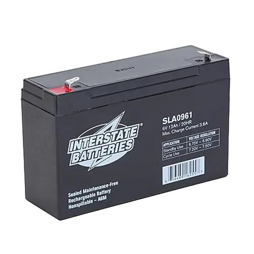 6V 12Ah Lead-Acid Battery With F1 Terminals 1