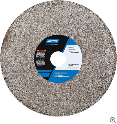 8-Inch Diameter Coarse Grinding Wheel – 1-Inch Arbor Size 1