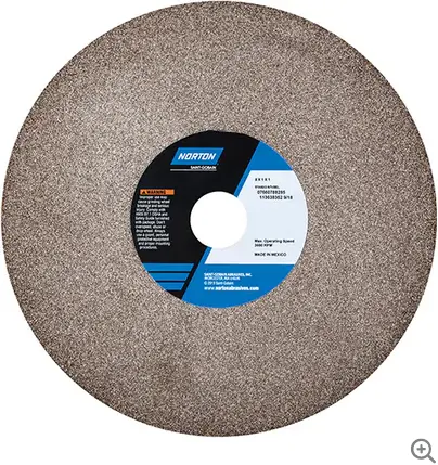 8×1×1 Inch Aluminum Oxide Bench Grinding Wheel – Medium Grit 1