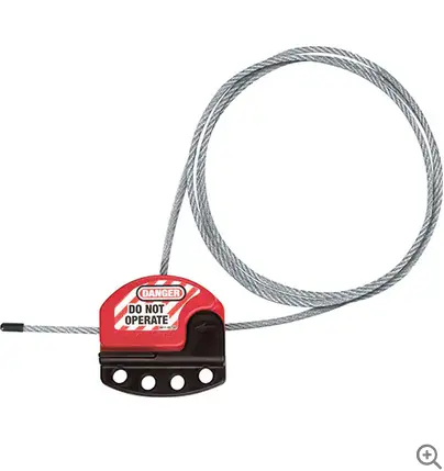 Adjustable 6-Foot Lockout Cable For Energy Control 1