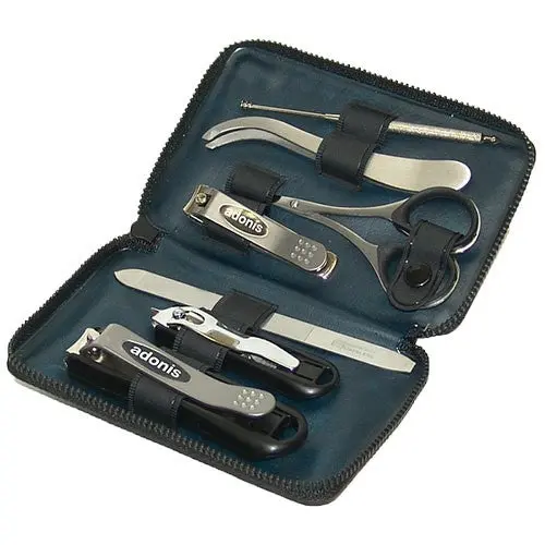 Adonis 7-Piece Stainless Steel Grooming Kit For Daily Use (Model G-3022) 1