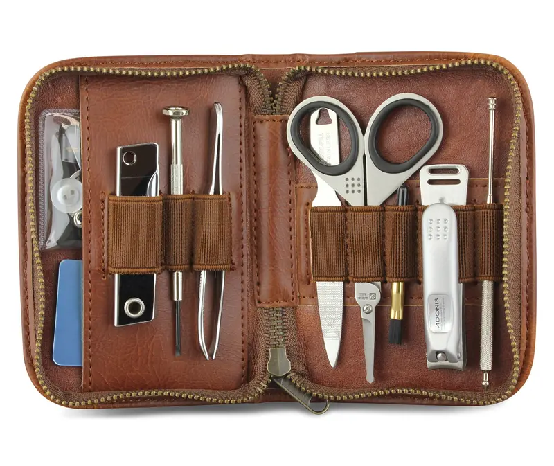Adonis Premium 9-Piece Professional Grooming Kit (Model Ag-500) 1