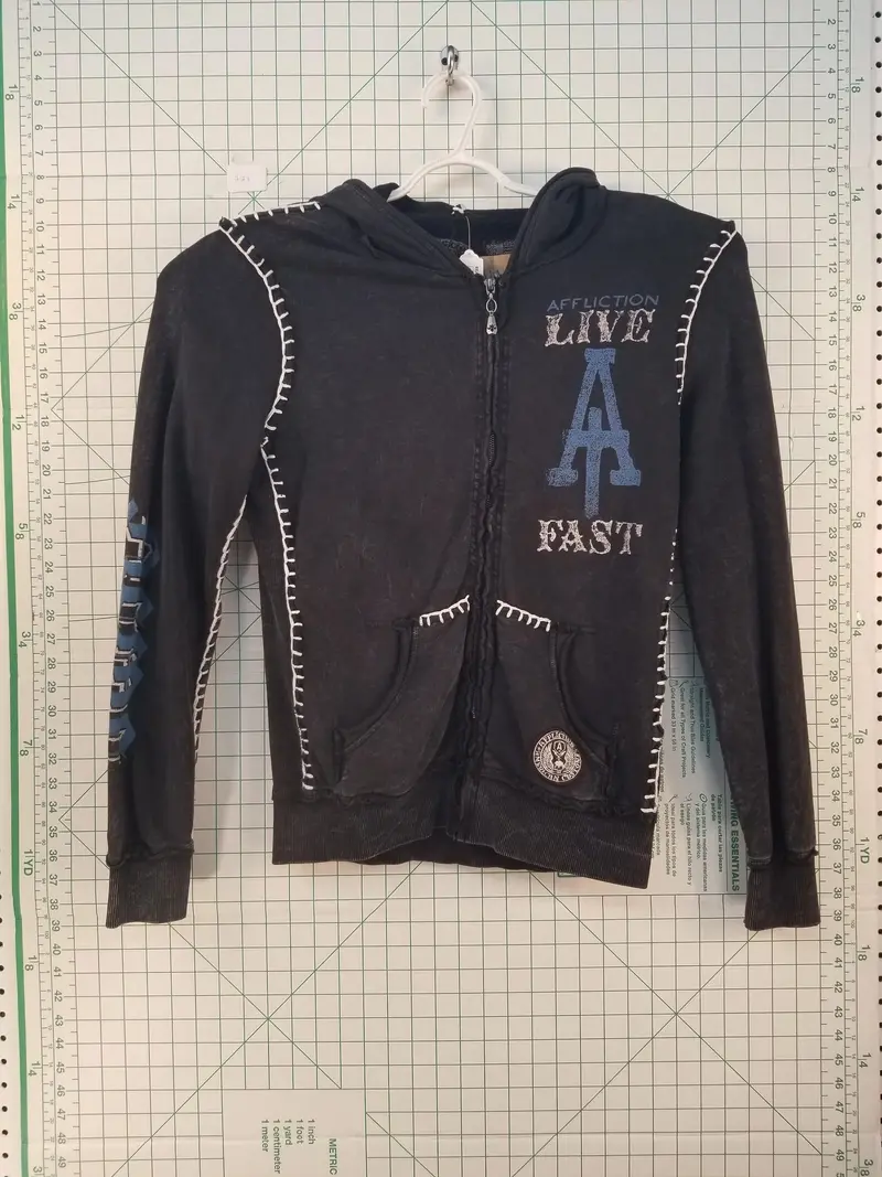 Affliction Men'S Graphic Print Hoodie – Size Xl 1