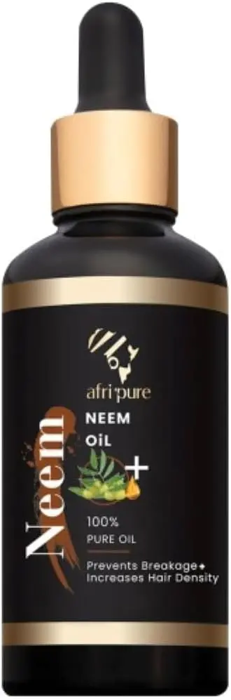 Afri Pure 100% Natural Neem Oil – Cold-Pressed (50Ml) 1