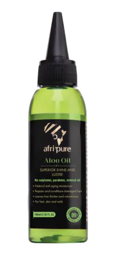 Afri Pure Aloe-Infused Oil – 100Ml Soothing, Calming Blend For Sensitive Skin & Fragile Hair 1