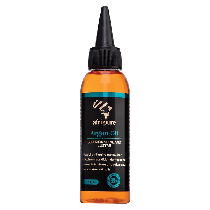 Afri Pure Argan Oil Multi-Use Formula – 100Ml Shine-Enhancing Oil For Hair, Skin & Nails 1