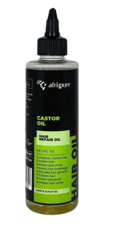 Afri Pure Organic Cold-Pressed Castor Oil (200Ml) 1