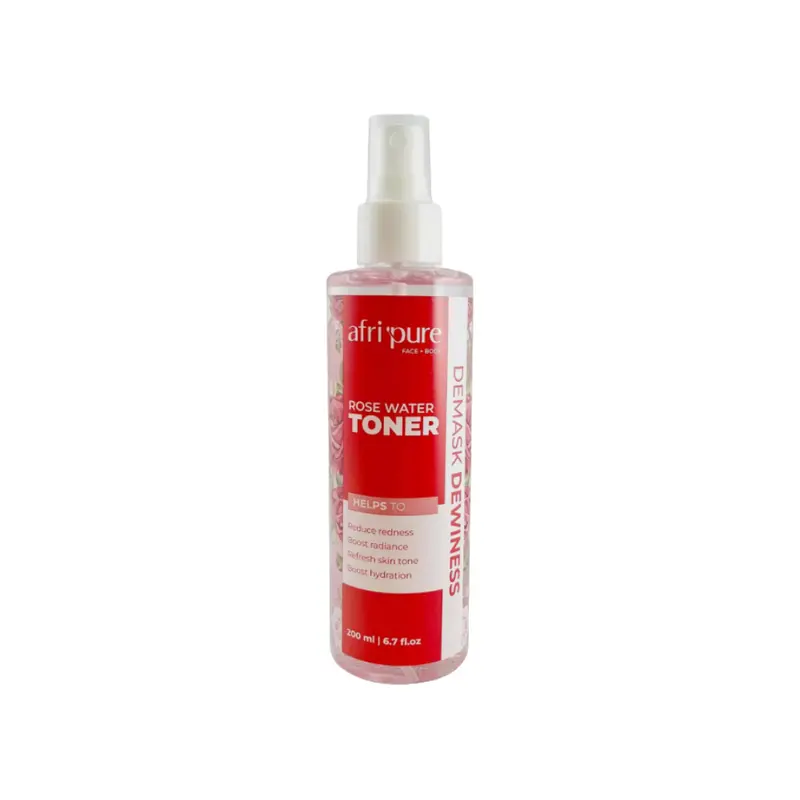 Afri Pure Pure Rose Water Facial Toner (200Ml) 1
