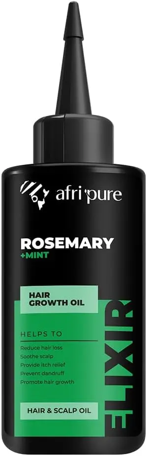 Afri Pure Rosemary & Mint Hair Growth Stimulating Oil (100Ml) 1