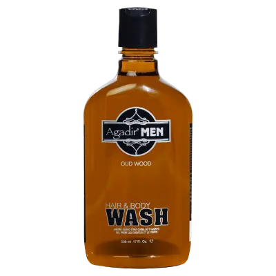 Agadir Men Oud Wood Hair & Body Wash – Luxe Scented Cleanser (500 Ml) 1