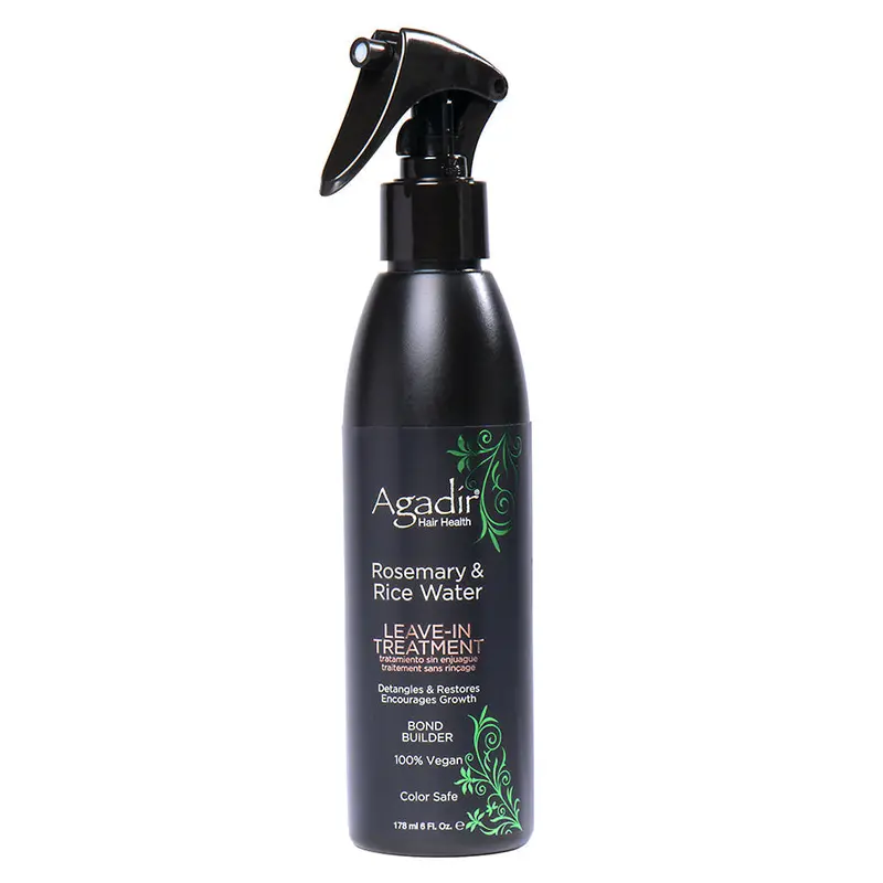 Agadir Organic Vegan Rosemary & Rice Water Bond-Strengthening Leave-In Treatment (178Ml) 1
