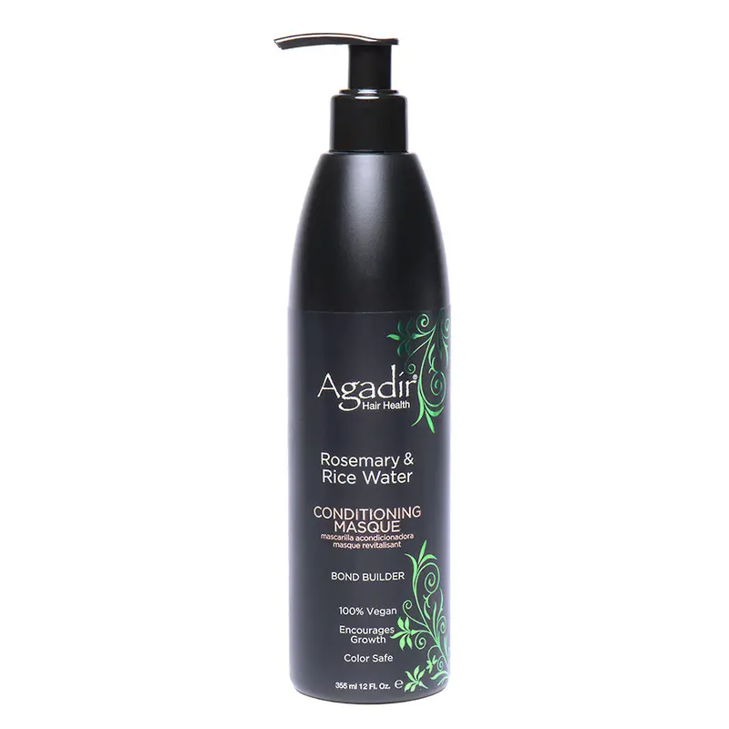Agadir Organic Vegan Rosemary & Rice Water Deep Conditioning Hair Mask (355Ml) 1