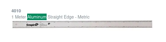 Aluminum Folding Rule – 1-Meter Length 1