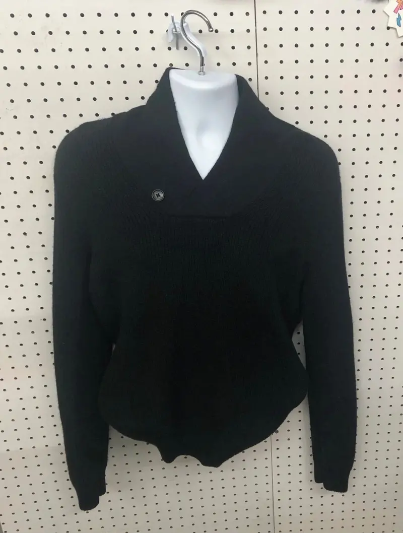 Armani Exchange Cable-Knit Wool-Blend Sweater 1
