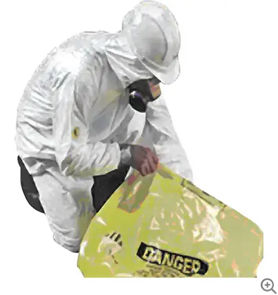 Asbestos Abatement Liners – Yellow Polyethylene, 40 In X 26 In, 100 Per Box 1