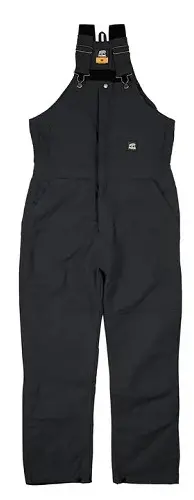 Berne Heritage Insulated Black Bib Overalls 1