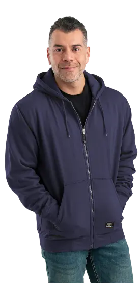 Berne Heritage Thermal-Lined Navy Sweater – Large 1