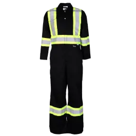 Black Safety Coverall – Medium Size 1