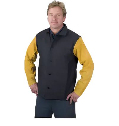 Black Welding Jacket – Extra-Large Fit 1