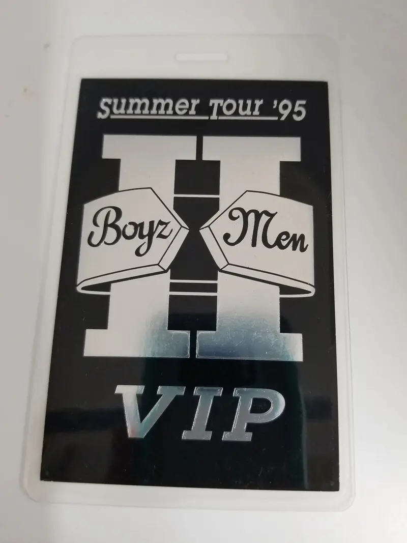 Boyz Ii Men 1995 Summer Tour Vip Backstage Pass 1