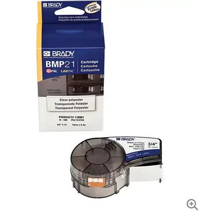 Brady Polyethylene Tape – 3/4 Inch X 21 Feet, Blue/Black 1