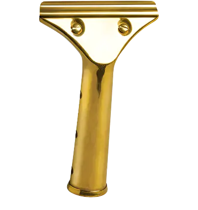 Brass-Framed Squeegee Handle – Replacement Component For 14-Inch Window Tools 1