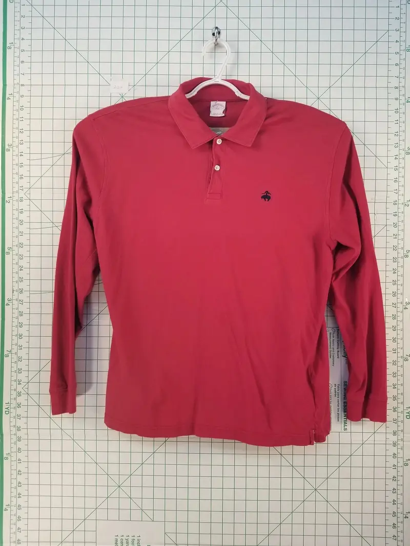 Brooks Brothers Red Long-Sleeve Piqué Polo - Xl 1