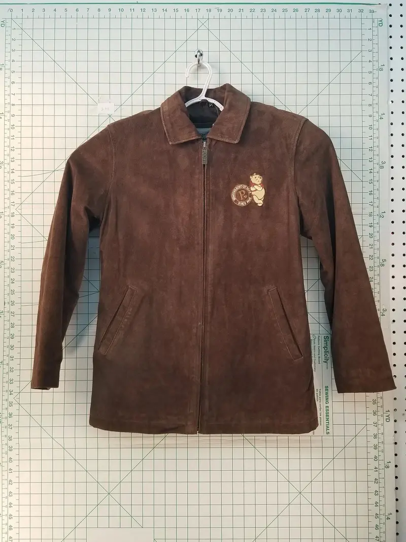 Brown Leather Winnie The Pooh Inspired Jacket – Small 1