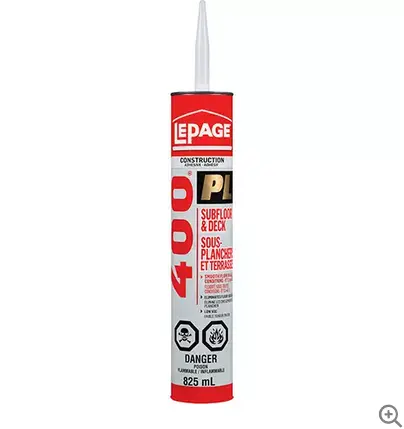 Bulldog Pl400 High-Density Construction Adhesive – 825 Ml 1