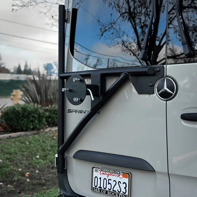 Catuned Swing-Out Tire Carrier For 2019+ Mercedes Sprinter 1
