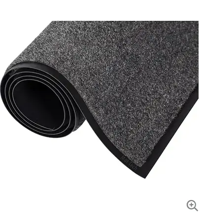 Charcoal-Colored Entrance Mat – 4 Ft × 6 Ft Heavy-Traffic Indoor/Outdoor 1