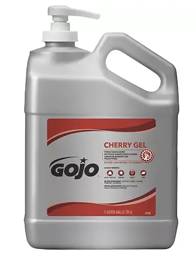 Cherry-Scented Gel & Pumice Hand Cleaner – 4.5L Pump Dispenser Bottle 1