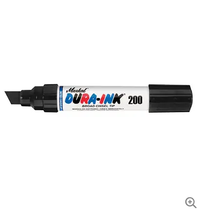 Chisel-Tip Permanent Marker – Black Ink 1