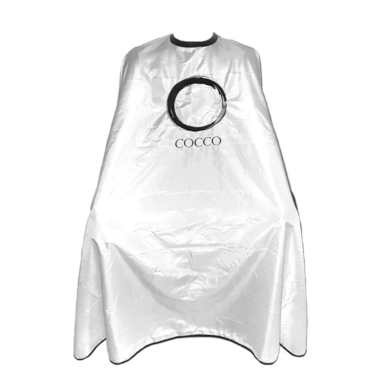 Cocco Classic White Hair Cutting Cape – Lightweight Styling Apron 1