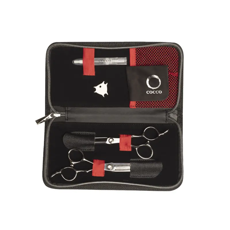 Cocco Super Cobalt Alloy Shear & Thinner Set – Enhanced Edge Retention & Strength 1