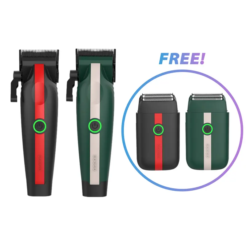 Cocco Veloce Lite Cordless Clipper Kit – Includes Bonus Double-Foil Shaver 1