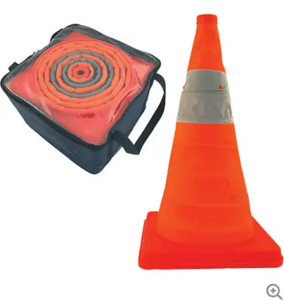 Collapsible Traffic Cones – 28", Pack Of 4 1