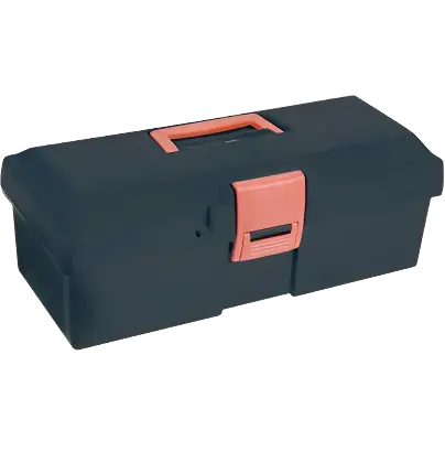 Compact Plastic Tool Organizer – 15 In × 7 In × 5.5 In 1