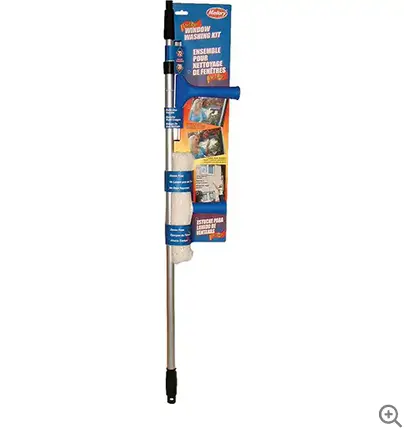 Complete Window Washer Cleaning Kit With Squeegee & Scraper 1
