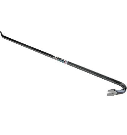 Curved-Neck Wrecking Bar For Prying And Demolition 1