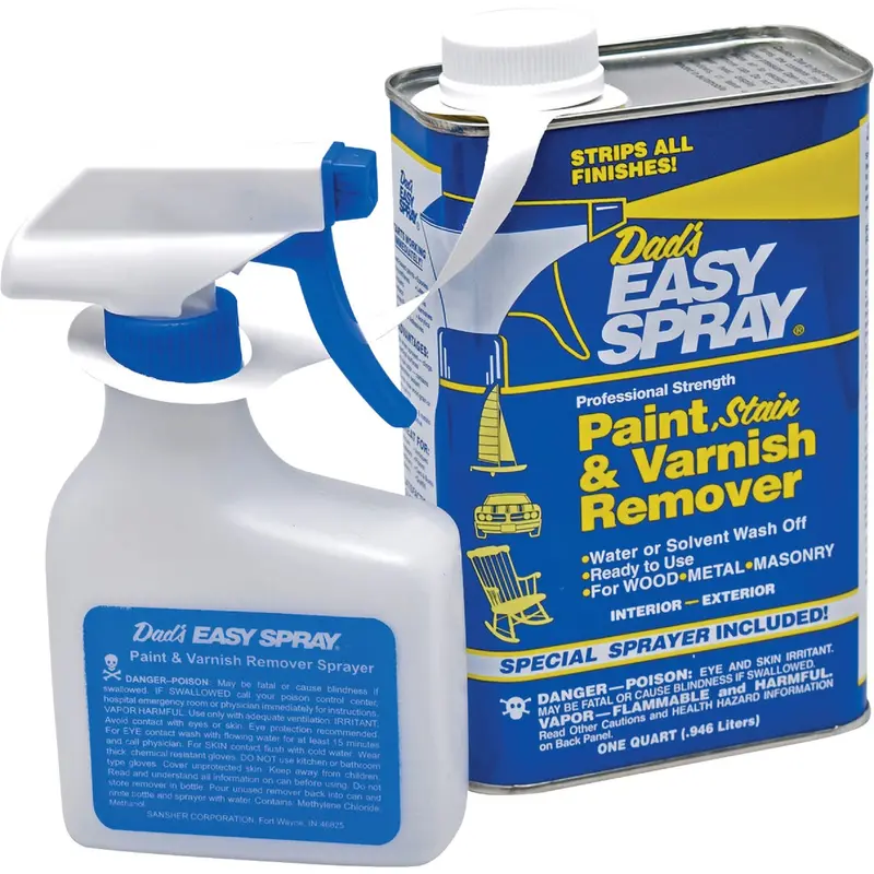 Dad’S Easy Spray Paint & Varnish Remover – Quart Size With Trigger Bottle 1