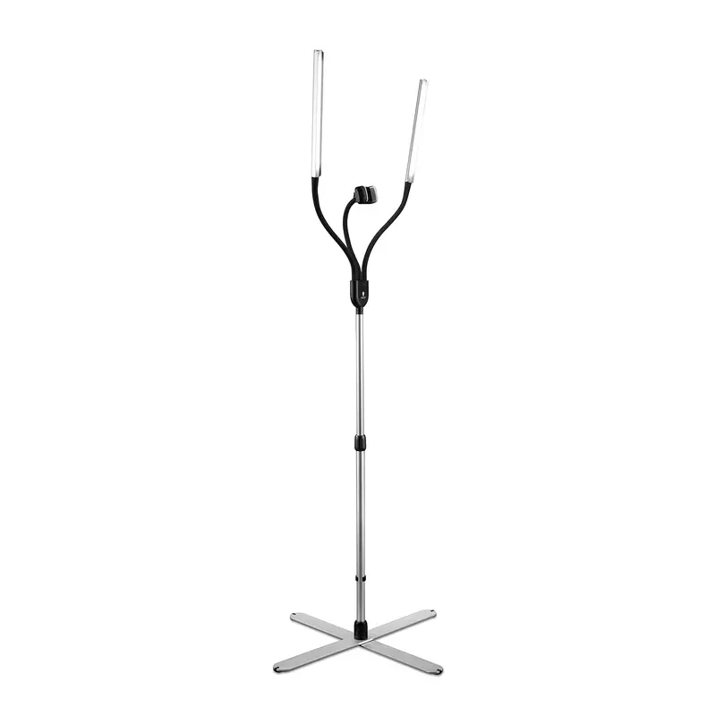 Daylight Premium Gemini Portable Led Floor Lamp With Phone Holder – U35350 1