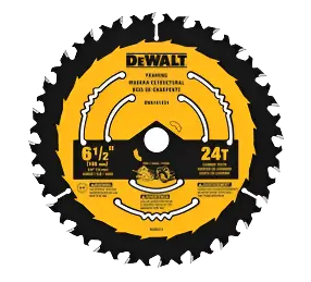 Dewalt 6-1/6" Circular Saw Blade – Carbide-Tipped, General Purpose Use 1