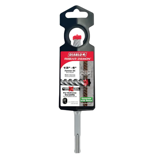 Diablo Sds-Plus 4-Cut Fluted Chisel – 1/2" × 4" × 6" 1