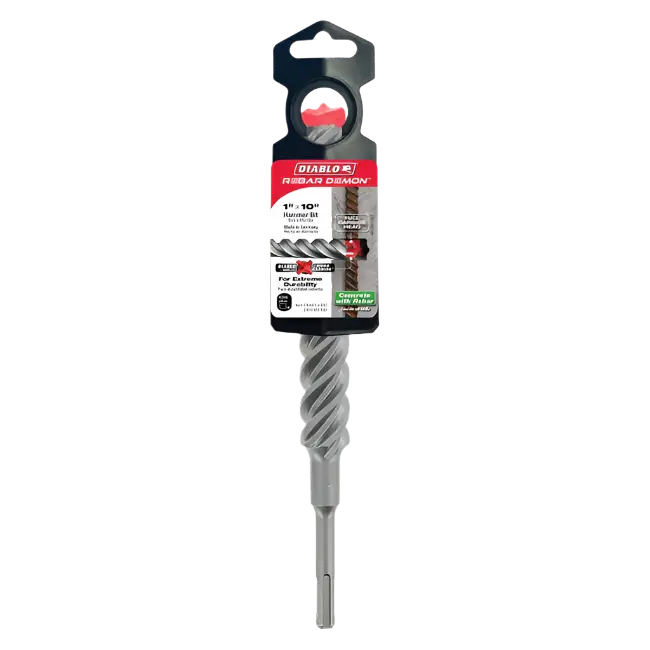 Diablo Sds-Plus 4-Cut Fluted Chisel – 1" × 8" × 10" 1