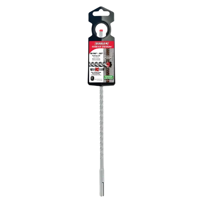 Diablo Sds-Plus 4-Cut Fluted Chisel – 5/16" × 10" × 12" 1