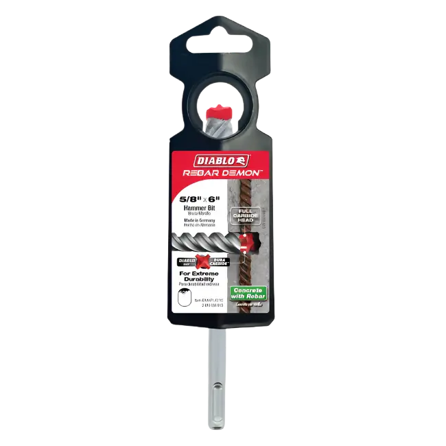 Diablo Sds-Plus 4-Cut Fluted Chisel – 5/8" × 4" × 6" 1
