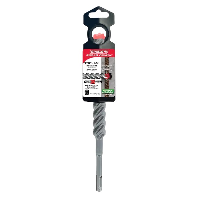 Diablo Sds-Plus 4-Cut Fluted Chisel – 7/8" × 8" × 10" 1