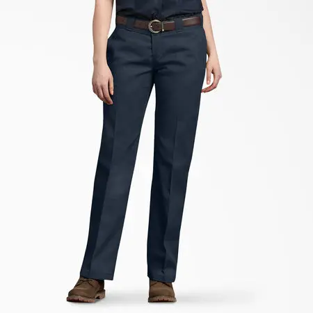 Dickies Women'S Original Twill Work Pant In Dark Navy 1