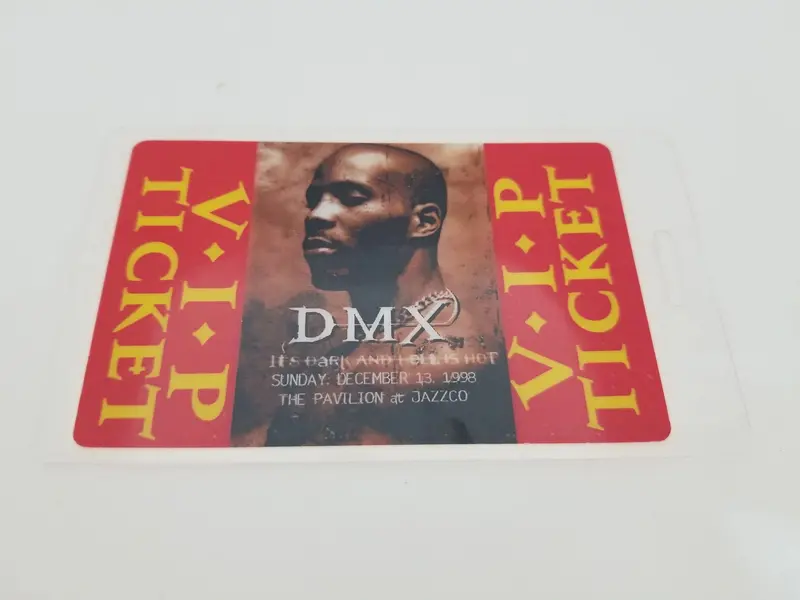 Dmx 1998 Tour Backstage Access Pass 1